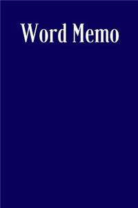 word memo book