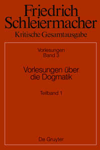 Vorlesungen Über Die Dogmatik
