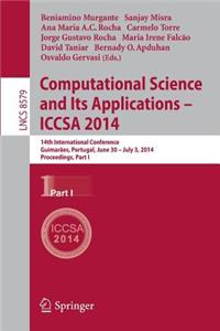 Computational Science and Its Applications - Iccsa 2014