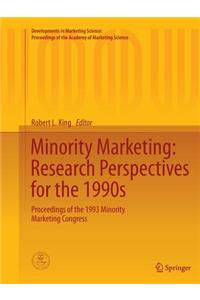 Minority Marketing: Research Perspectives for the 1990s