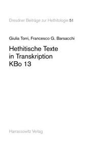 Hethitische Texte in Transkription Kbo 13