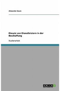 Einsatz von Dienstleistern in der Beschaffung