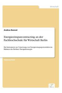 Energieeinsparcontracting an der Fachhochschule für Wirtschaft Berlin