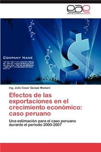 Efectos de las exportaciones en el crecimiento económico