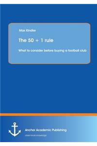 The 50 + 1 rule