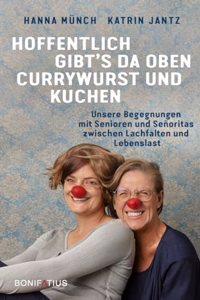 Hoffentlich gibt's da oben Currywurst und Kuchen