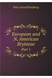 European and N. American Bryineae Part 1