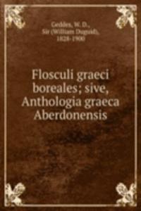 Flosculi graeci boreales