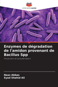 Enzymes de dégradation de l'amidon provenant de Bacillus Spp