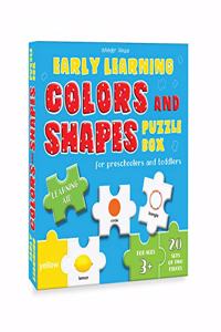 Early Learning Colors And Shapes Puzzle Box For Preschoolers And Toddlers - Learning Aid & Educational Toy (Jigsaw Puzzle for Kids Age 3 and Above