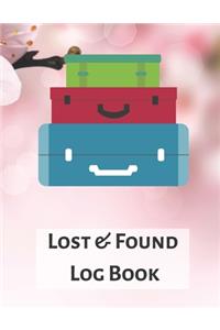 Lost & Found Log Book: Lost Property Template - Record All Items And Money Found - Handy Tracker To Keep Track - Large 8,5"X11" Paperback