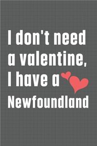 I don't need a valentine, I have a Newfoundland