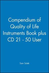 Compendium of Quality of Life Instruments Book plus CD 21-50 user