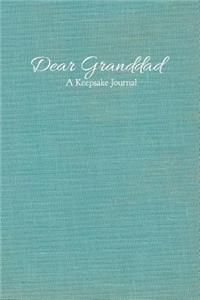 Dear Granddad A Keepsake Journal