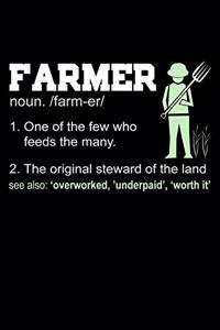 Farmer Noun One of the Few Who Feeds the Many The Original Steward of the Land...