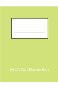 A4 120 Page Exercise Book