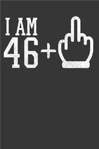 46 Birthday Midelfinger Notebook Journal