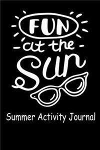Fun at the Sun Summer Activity Journal