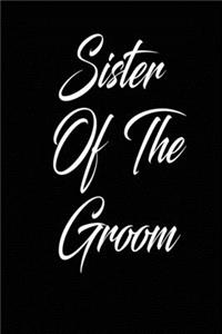 sister of the groom