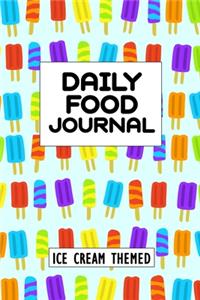 Daily Food Journal Ice Cream Themed