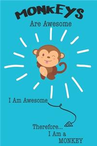 Monkey Are Awesome I Am Awesome There For I Am a Monkey