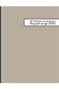 Day per page planner 2020