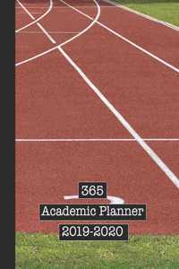 365 Academic Planner 2019-2020: Large Page Per Week View School or College Planner Diary for All Your Organisational Needs - Sport and Track