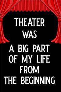 Theater Was a Big Part of My Life from the Beginning