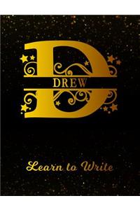 Drew Learn To Write