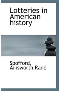 Lotteries in American History