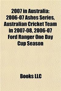 2007 in Australia