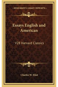 Essays English and American