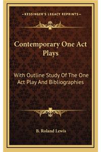 Contemporary One Act Plays