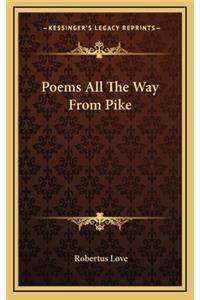 Poems All the Way from Pike