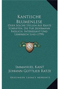 Kantische Blumenlese