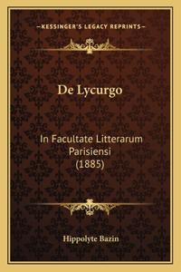 De Lycurgo