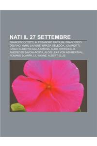 Nati Il 27 Settembre