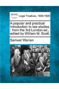 popular and practical introduction to law studies