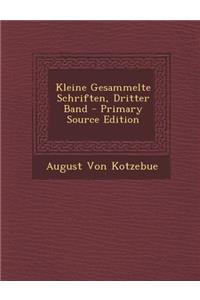 Kleine Gesammelte Schriften, Dritter Band