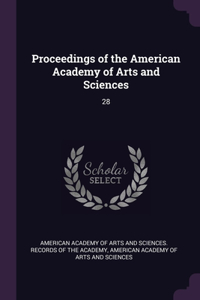 Proceedings of the American Academy of Arts and Sciences