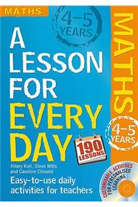 Lesson for Every Day: Maths Ages 4-5