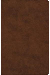 ESV Large Print Thinline Reference Bible (Trutone, Brown)