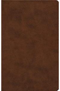 ESV Large Print Thinline Reference Bible (Trutone, Brown)