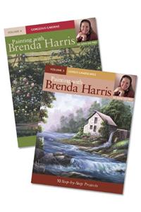 Painting with Brenda Harris: Volume 3, Lovely Landscapes/Volume 4, Gorgeous Gardens