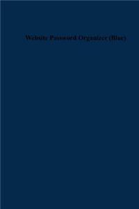 Website Password Organizer (Blue)