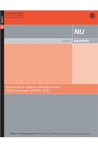 Test Results for Software Write Block Tools