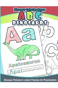 Dinosaur Coloring Pages ABC Dinosaurs