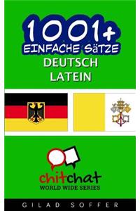 1001+ Einfache Sätze Deutsch - Latein