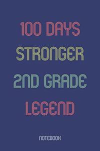 100 Days Stronger 2nd Grade Legend