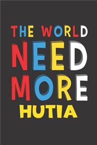 The World Need More Hutia: Hutia Lovers Funny Gifts Journal Lined Notebook 6x9 120 Pages